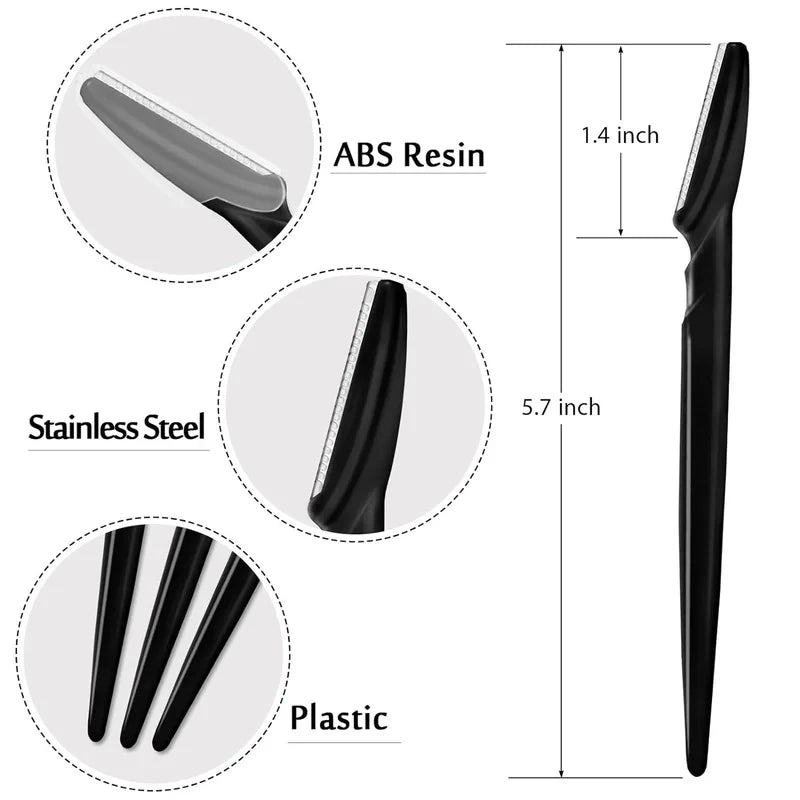 Eyebrow Razor Trimmer Set – Safe Face & Body Hair Shaper Eyebrow Razor Trimmer QXL
