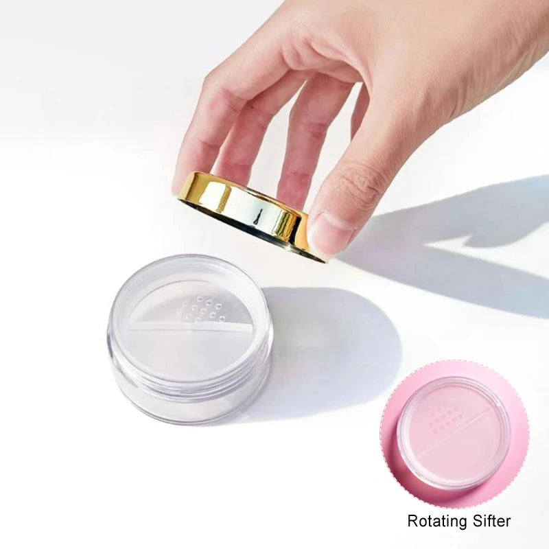 Empty Loose Powder Jar with Rotating Sifter | 5–30g Loose Powder Jar QXL