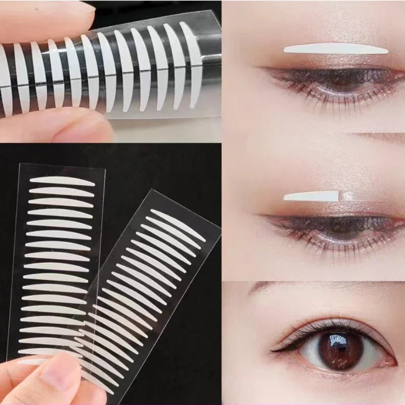 Invisible Double Eyelid Tape Stickers 10 Sheets | No Trace Eyelid Tape Stickers QXL