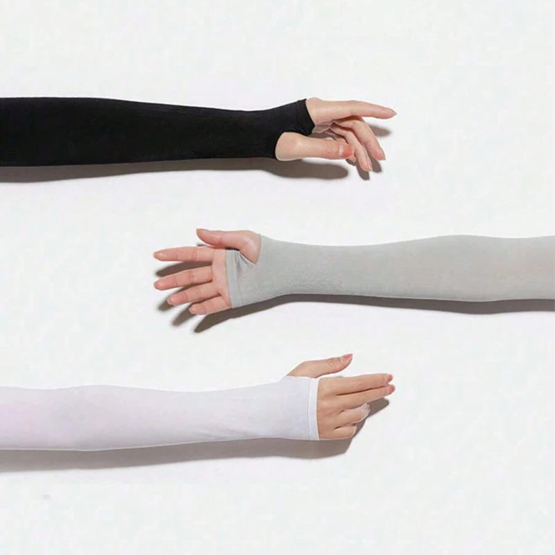 UPF 50+ Arm Sleeves – Sun Protection Running Cycling UV Protection Arm Sleeves QXL