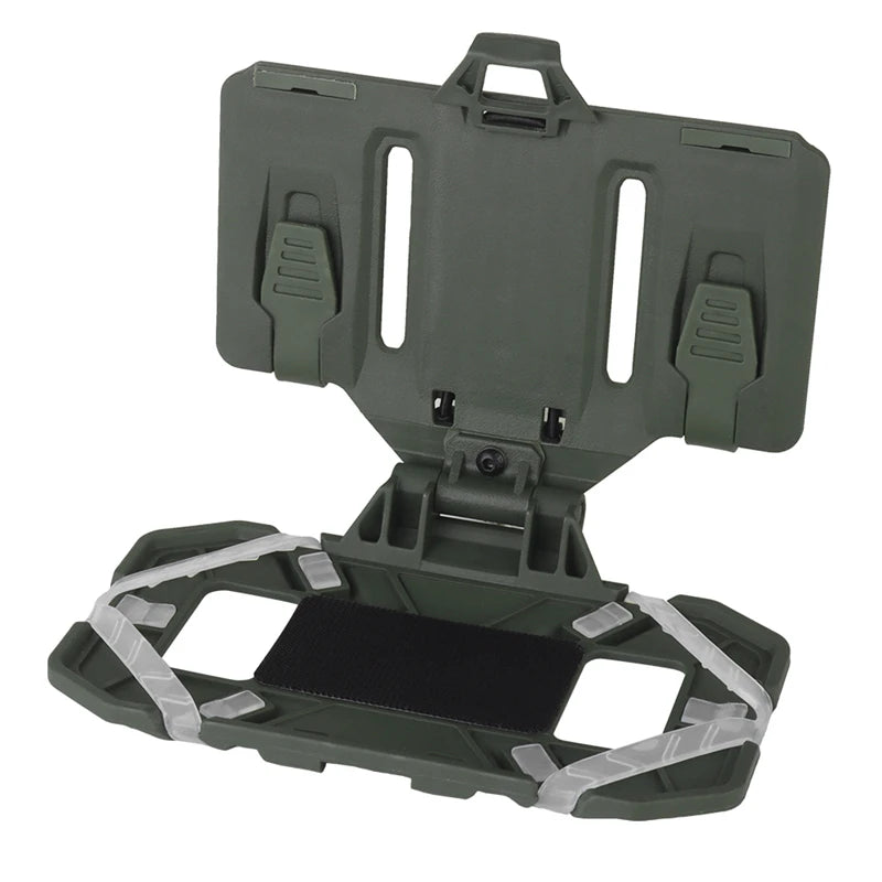 Tactical MOLLE Folding Navigation Board – Compass & GPS Kit Tactical Navigation Panel QXL OD-phone holder