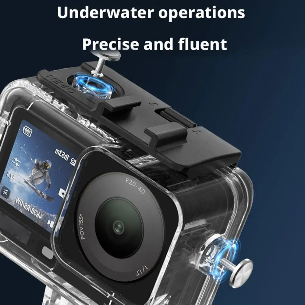DJI Action 6 Waterproof Case – 60M Diving Protective Housing Waterproof Camera Housing QXL