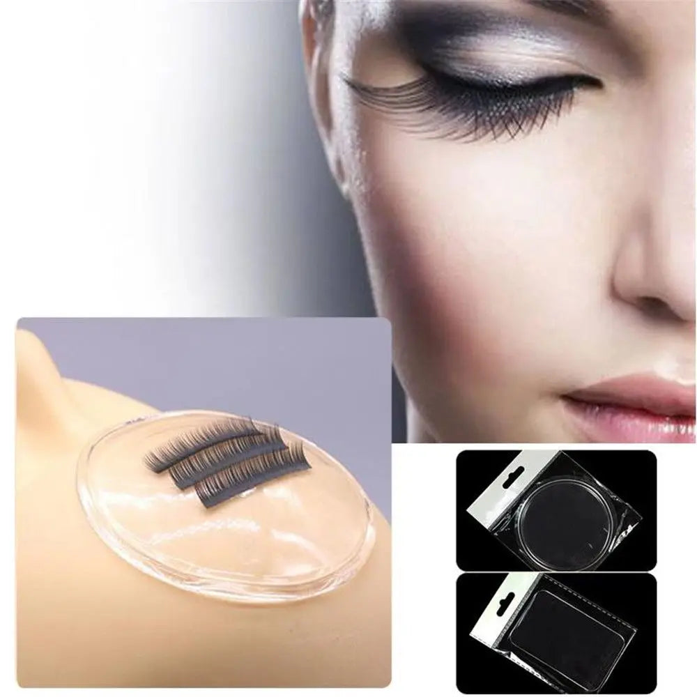 Silicone Eyelash Extension Glue Pad & Lash Grafting Holder Lash Extension Tool QXL