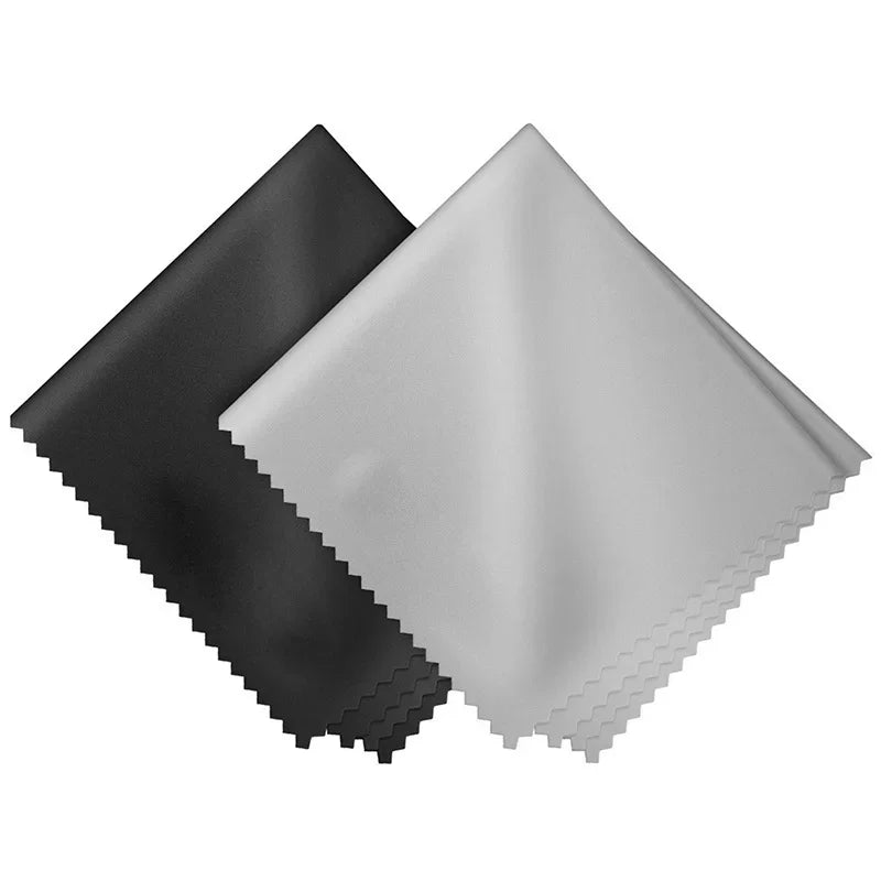 Microfiber Lens Cleaning Cloth 2-Pack | Glasses & Screens Lens Cleaning Cloth QXL GRAY