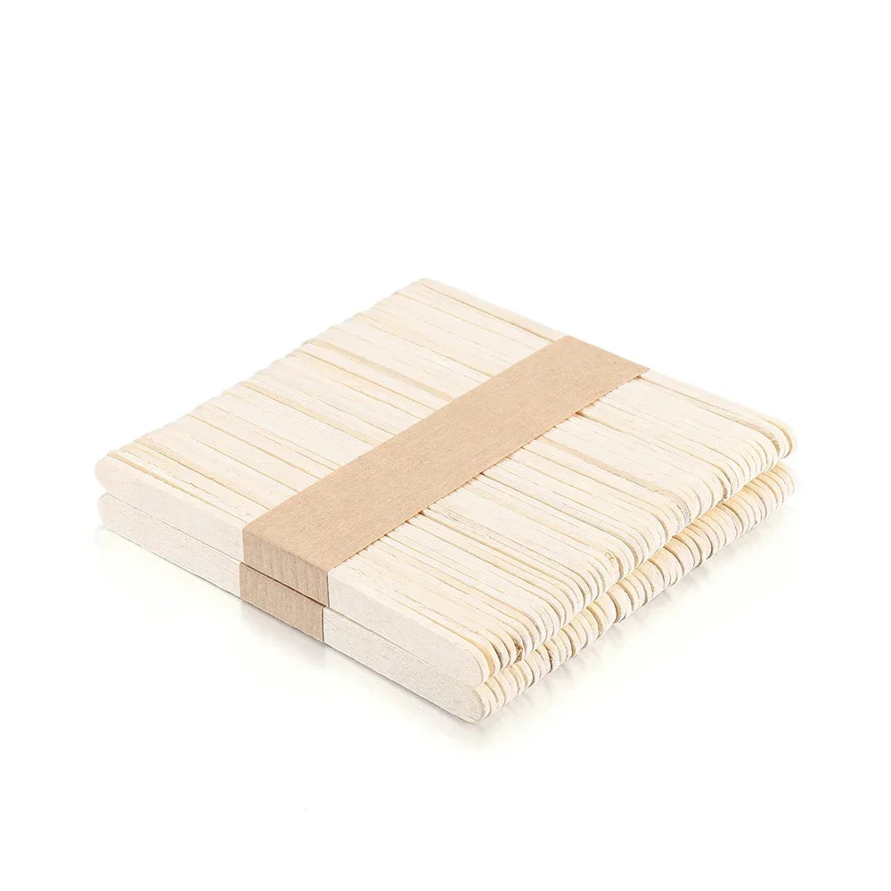 Wood Craft Sticks for Epoxy Resin & DIY Projects | 50/100/150 Pcs Craft Stir Sticks QXL