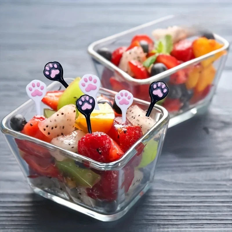 Kitty Bento Box Food Picks | Reusable Cute Decorative Picks Decorative Food Picks QXL