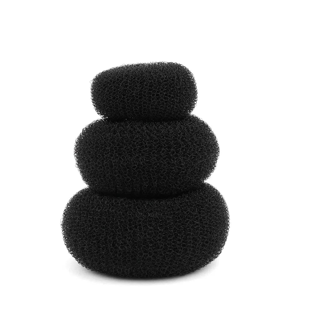 Magic Donut Hair Bun Maker Ring – Easy Updo Tool S/M/L Hair Bun Maker QXL