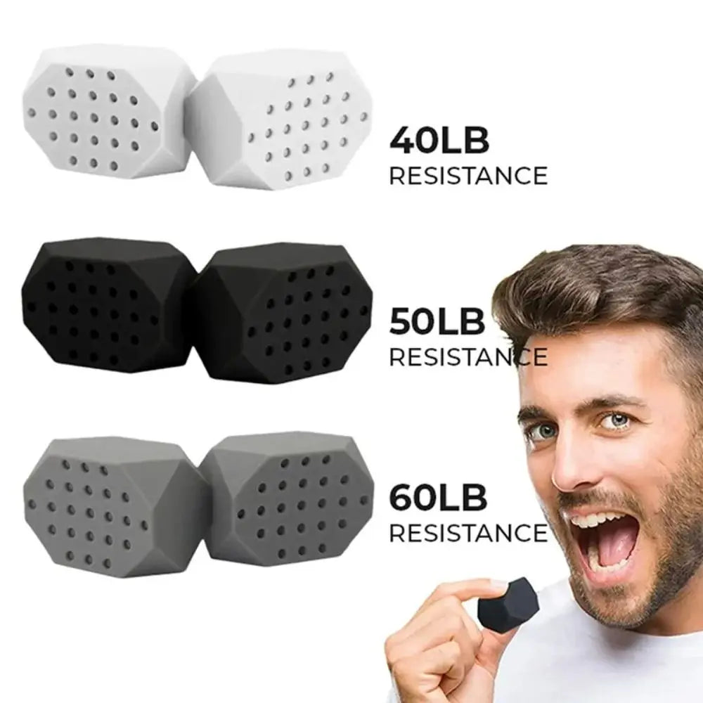 Jaw Exerciser Ball 40/50/60 Lbs | Jawline Trainer Face Fitness Jaw Exerciser Ball QXL