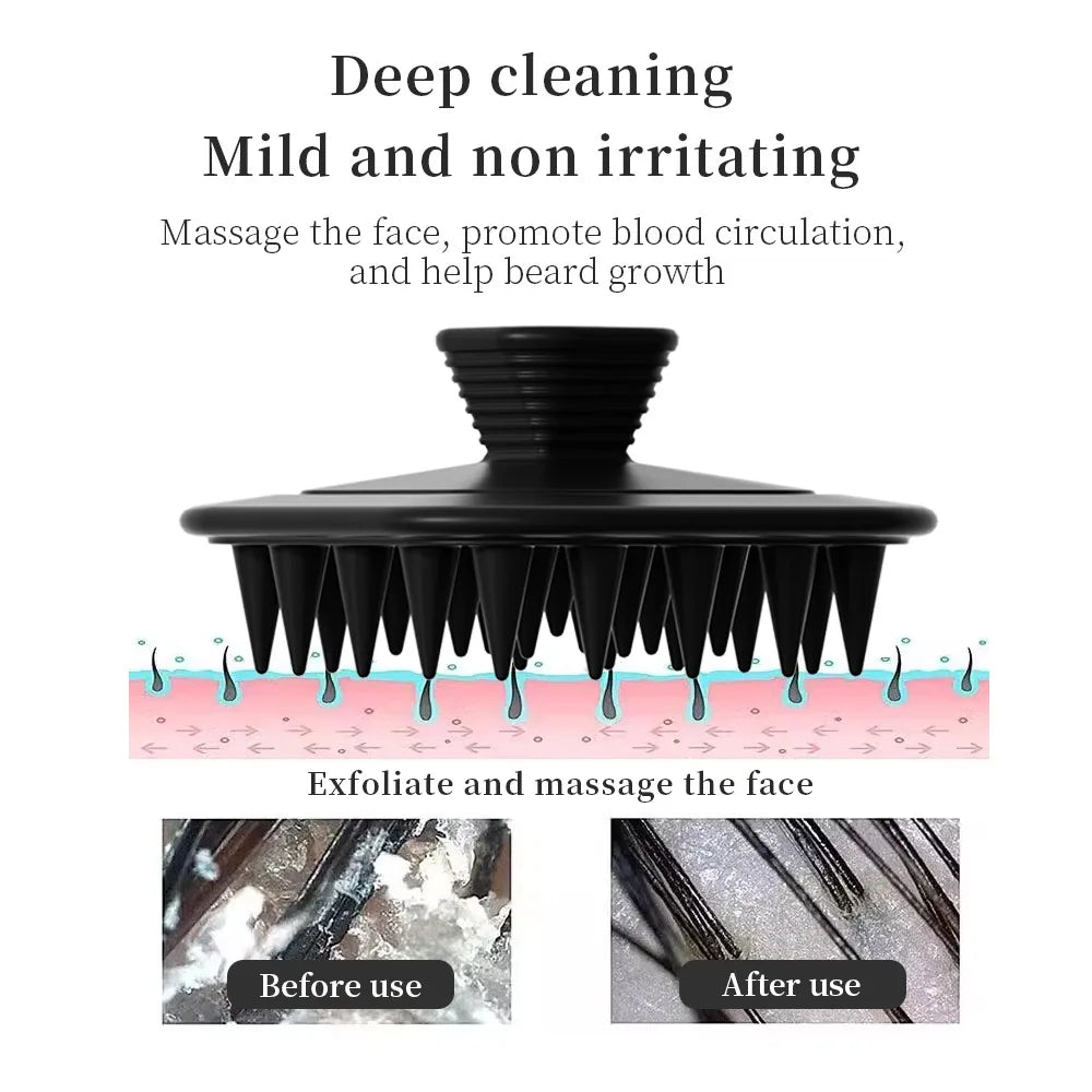 Silicone Scalp Massager Shampoo Brush | All Hair Types Scalp Massager Brush QXL