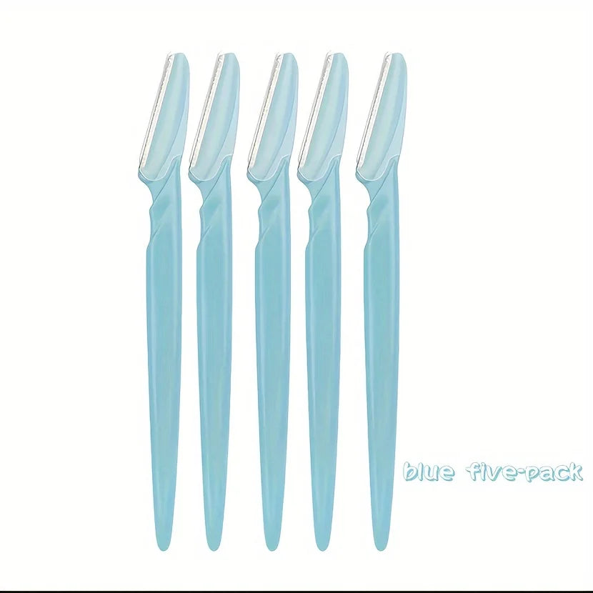 vvocci Eyebrow Shaver Set – Facial Hair Trimmer Kit Eyebrow Shaver Set QXL M7 5PC-Blue
