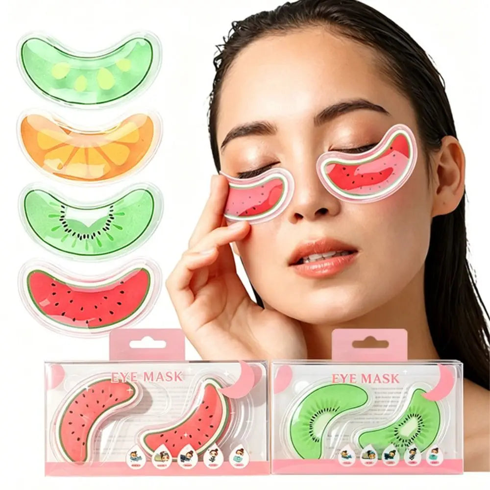 Fruit Design Hot & Cold Gel Eye Compress Pad | Reusable Gel Eye Compress QXL