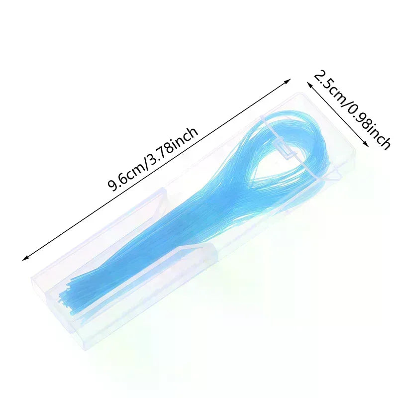 100-Pack Dental Floss Threaders for Braces, Bridges & Implants Dental Floss Threader QXL