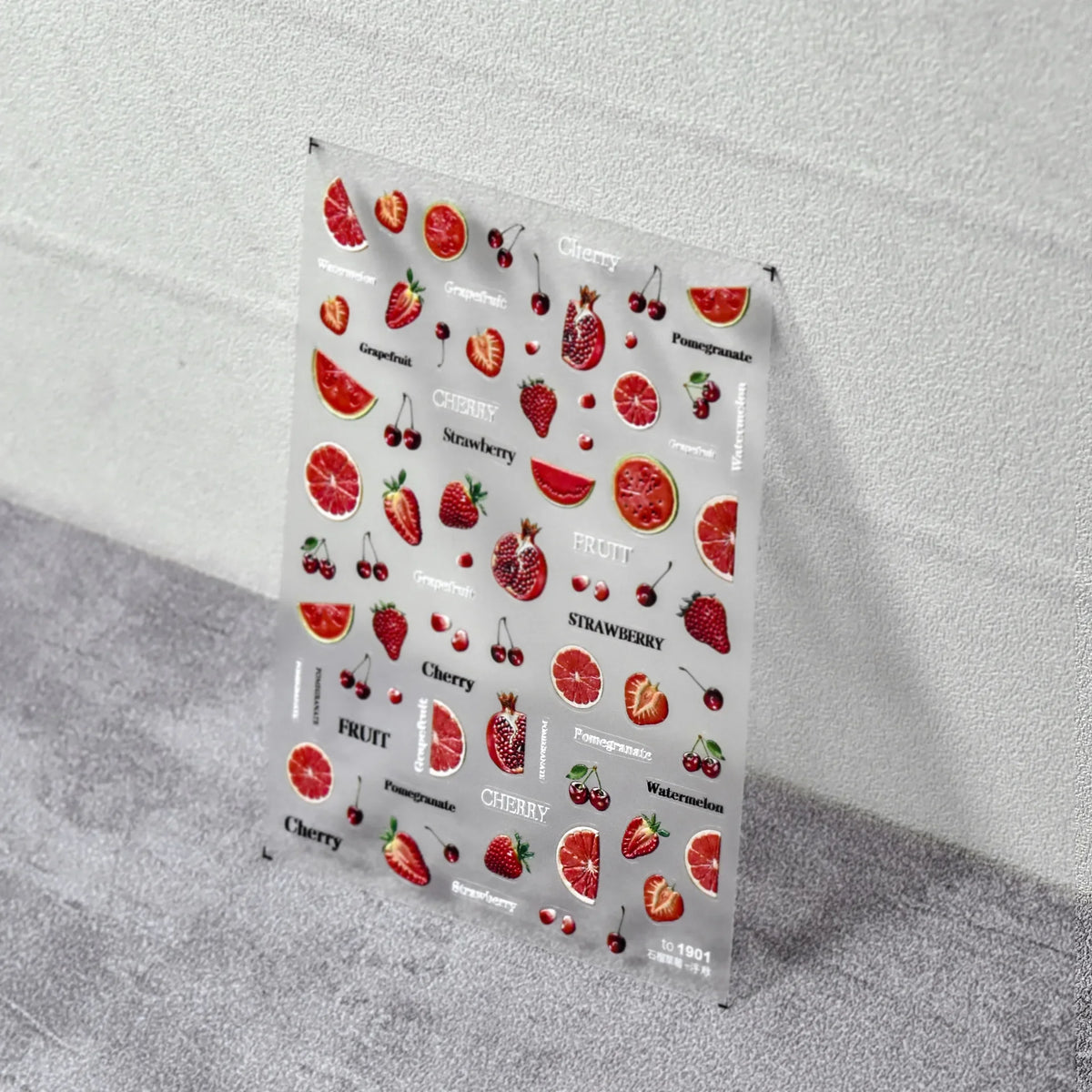 Fruit Party 5D Nail Art Stickers | Manicure Decal Sheet