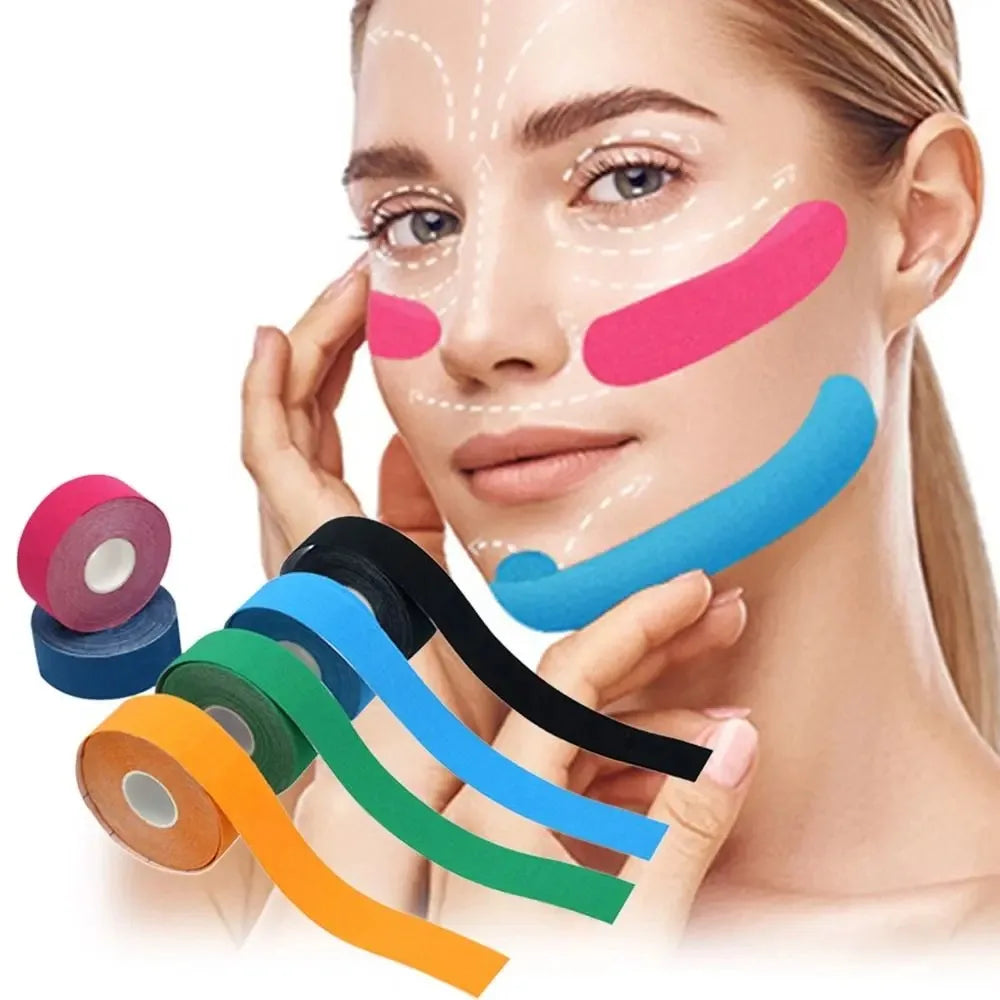 2-Pack Face Lift Tape & Toning Belts | Firming Anti-Wrinkle Face Lift Tape QXL