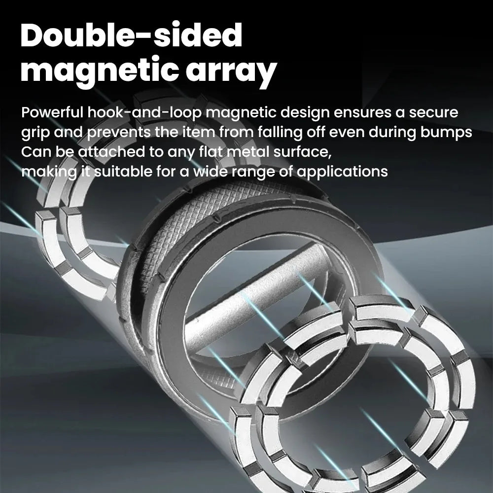 Magnetic Foldable Phone Stand 360° | Universal Car & Desk Mount Magnetic Phone Stand QXL