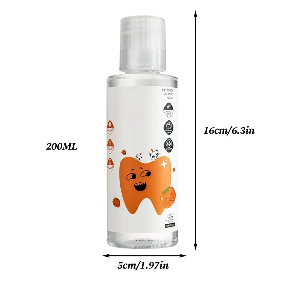 200ml Pet Dental Water Additive – Dog & Cat Teeth Cleaner Pet Dental Additive QXL cat