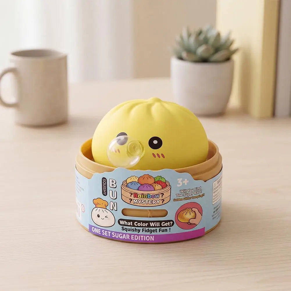 Dumpling Squishy Bubble Squeeze Toy | Slow Rebound Sensory Ball Squishy Fidget Toy QXL