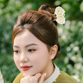 3-Pack Vintage Peony Flower Hair Forks | Chinese Style Updo Pins Floral Hair Fork Set QXL Default Title