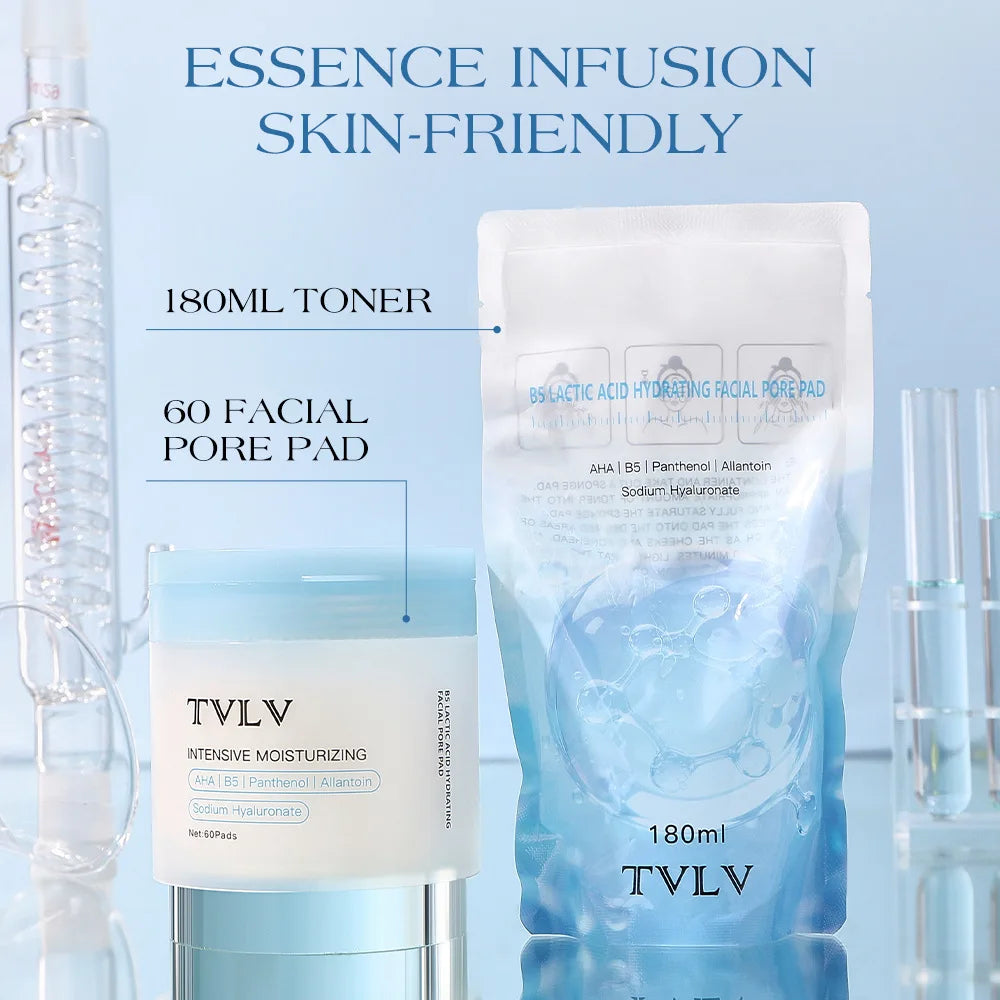 B5 Lactic Acid Hydrating Facial Essence Pads | 60 Pads Facial Essence Pads QXL
