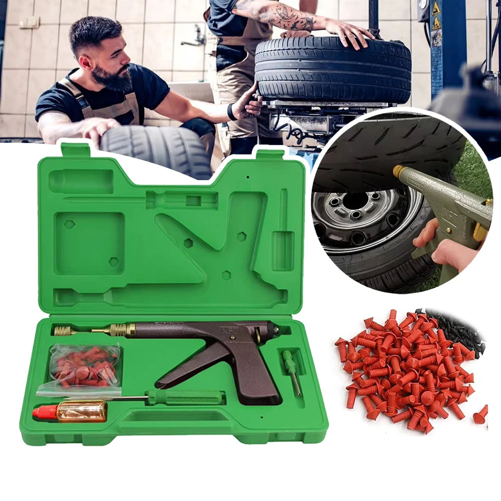 Mushroom Plug Tire Repair Kit – Car, SUV, Truck & Bike Tire Repair Kit QXL