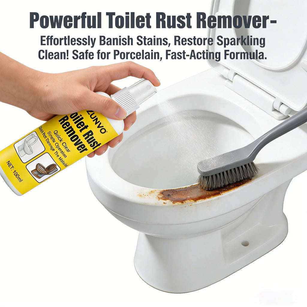 Toilet Rust Remover Spray | Quick Stain & Limescale Cleaner Rust Remover Spray QXL