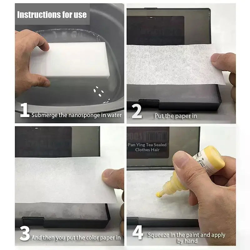 Portable Wet Palette for Acrylic & Miniature Model Painting Wet Paint Palette QXL
