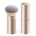 Retractable Round Makeup Brush – Blush, Powder & Foundation Retractable Makeup Brush QXL Gold