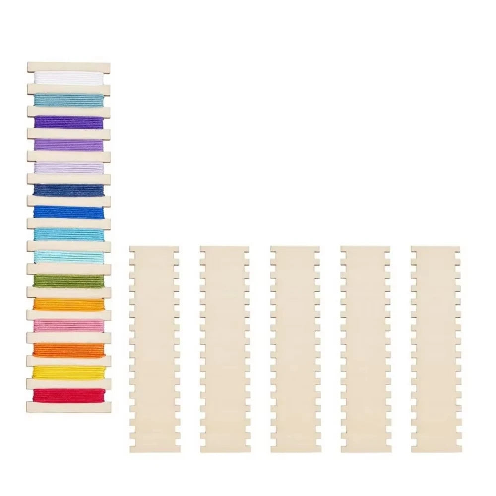 Wooden Embroidery Floss Organizer Boards | 5 or 10-Pack Thread Organizer Board QXL 5pcs