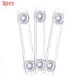 Baby Cabinet & Drawer Safety Locks | 3/5-Pack Transparent Strap Baby Safety Lock QXL B205Transparent 3pcs