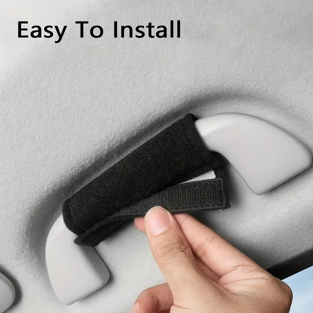 2-Pack Car Roof Handle & Armrest Frame Protective Covers Car Interior Covers QXL