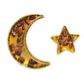 Eid Mubarak Moon & Star Iron Serving Tray Set | Ramadan Decor Festive Serving Tray QXL b