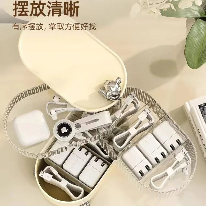 360° Rotating Makeup Organizer | Multi-Layer Storage Box Rotating Makeup Organizer QXL
