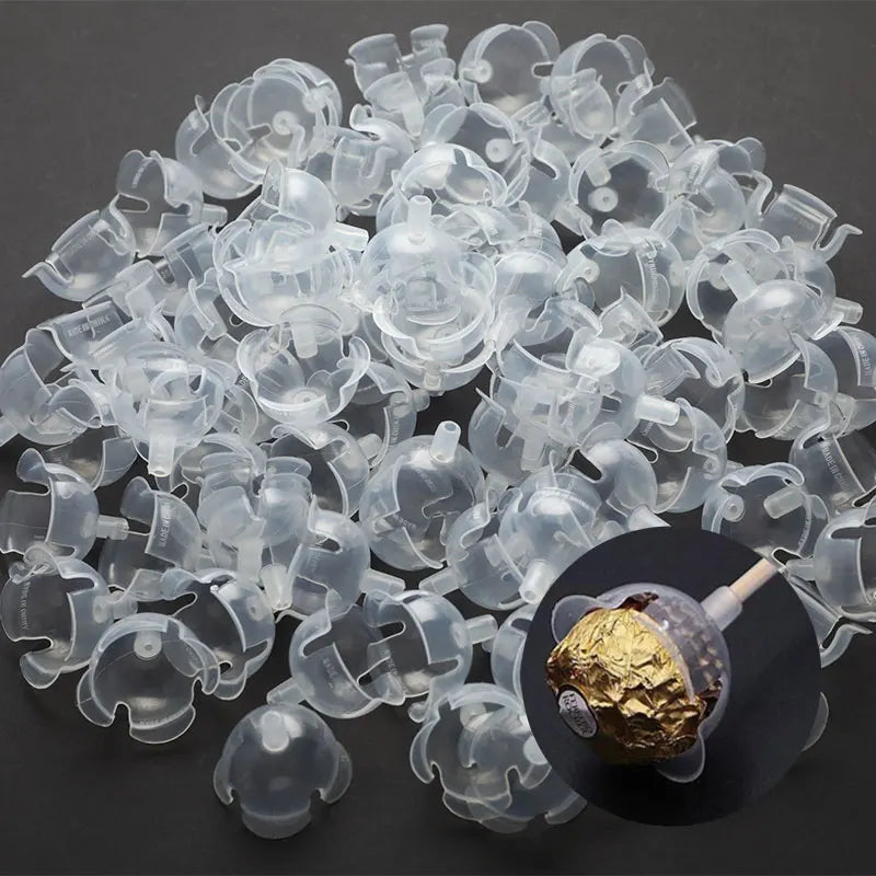 50-Pack Chocolate Ball Holders | DIY Candy Bouquet Base DIY Craft Supplies QXL