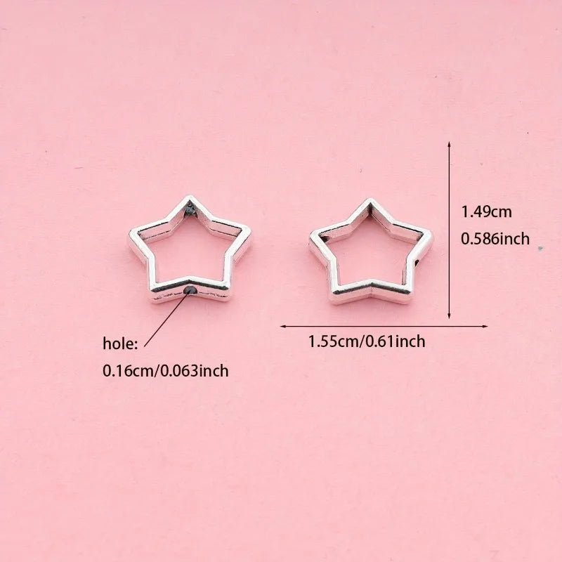 Star Bead Caps & Frames for DIY Jewelry Making | Alloy Bead Caps & Frames QXL