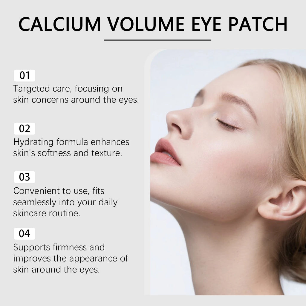 Calcium Eye Patches – Hydrating, Firming & Brightening 60 pcs Eye Treatment Patches QXL