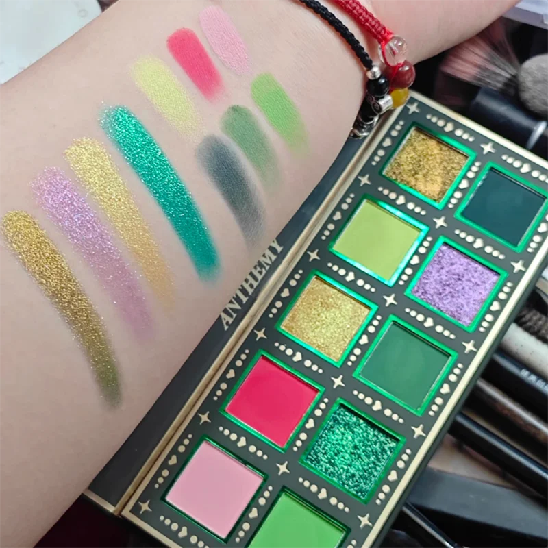 10-Color Waterproof Eyeshadow Palette | High Pigment & Vegan Eyeshadow Palette QXL