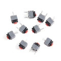 10-Pack Kailh Silent Mouse Micro Switches 6x6x7.3mm DIY Repair Mouse Micro Switch QXL one size