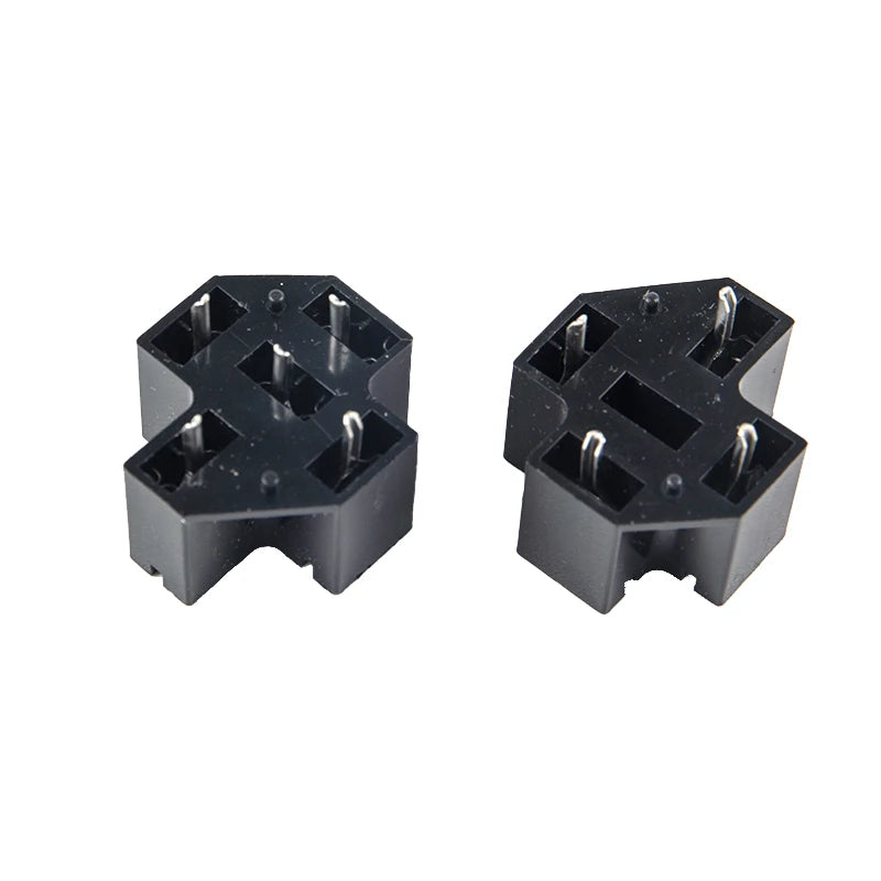 40A Automotive Relay Socket 4-Pin 5-Pin SPDT PCB Connector Relay Socket Adapter QXL