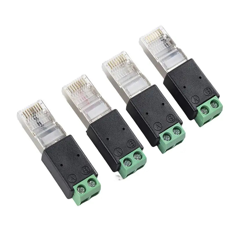 RJ45 to RS485 Converter Adapter | Terminal Block for Monitoring Signal Converter Adapter QXL