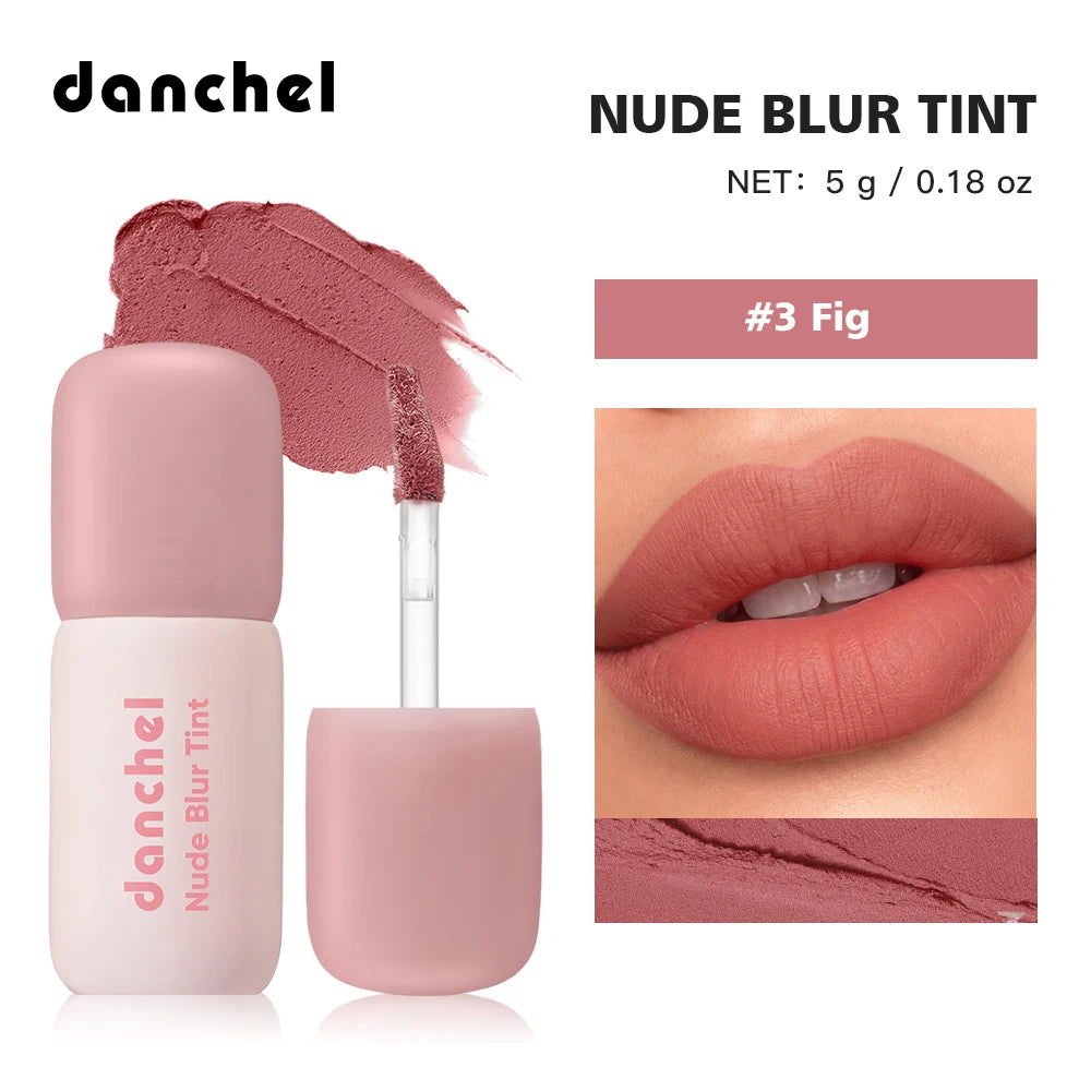 Danchel Nude Blur Tint – 2-in-1 Matte Lip & Cheek Blush Matte Lip & Cheek Tint QXL Color 3