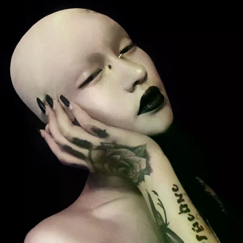 Latex Bald Head Wig Cap | Unisex Cosplay & Party Costume Costume Bald Cap QXL