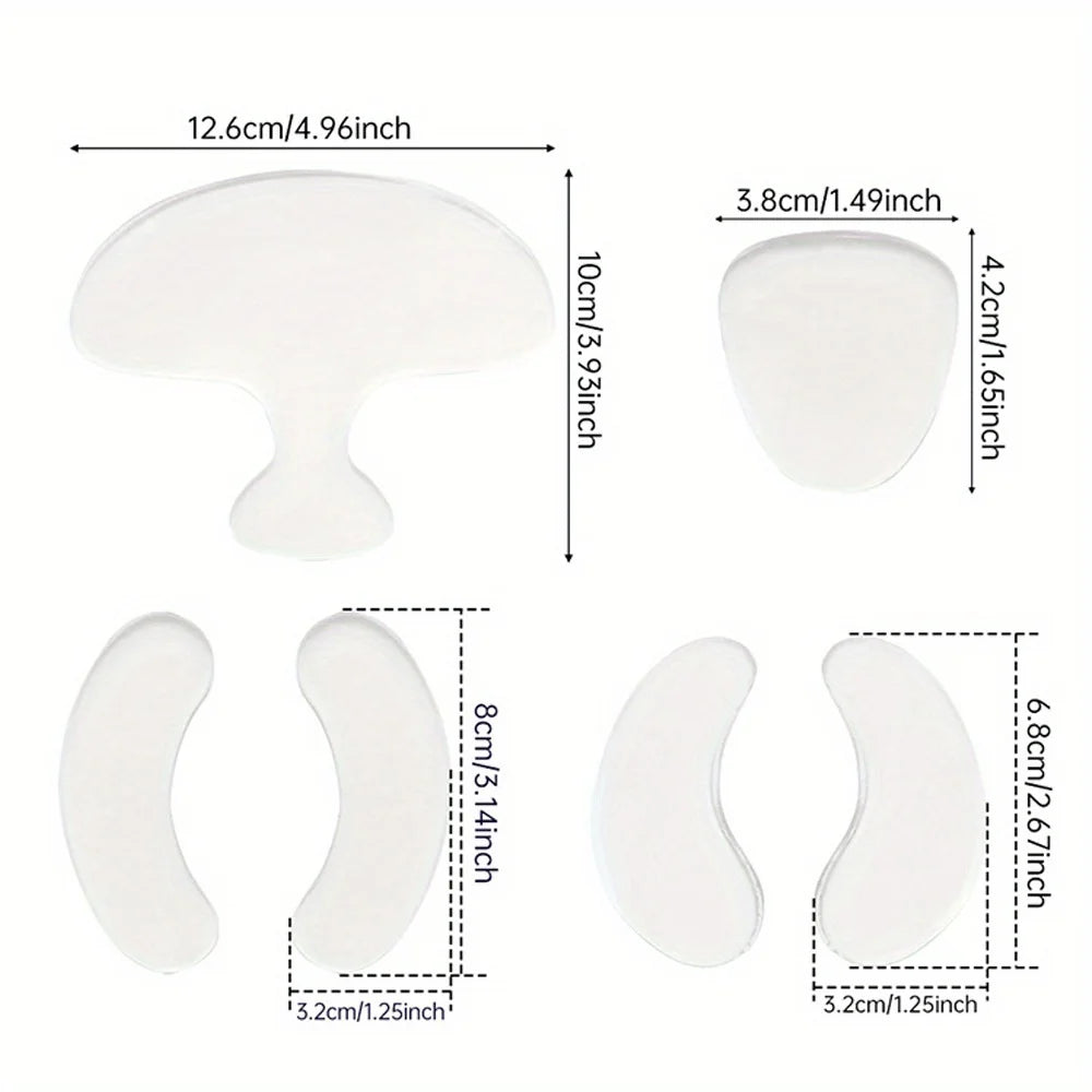 Reusable Silicone Anti-Wrinkle Face Patches – Forehead & Eye Anti-Wrinkle Face Patches QXL