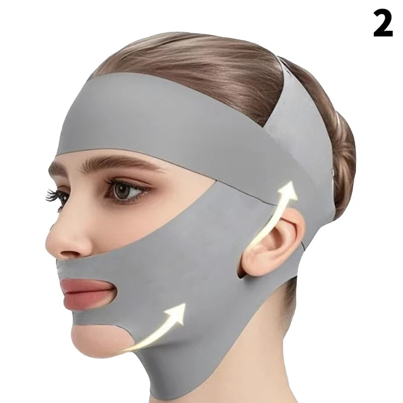 Face Slimming Bandage | Chin & Cheek Lift Belt for Men & Women Face Slimming Bandage QXL F