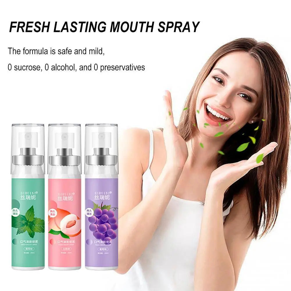 20ml Breath Freshener Spray | Fruity & Mint Flavors Breath Freshener Spray QXL