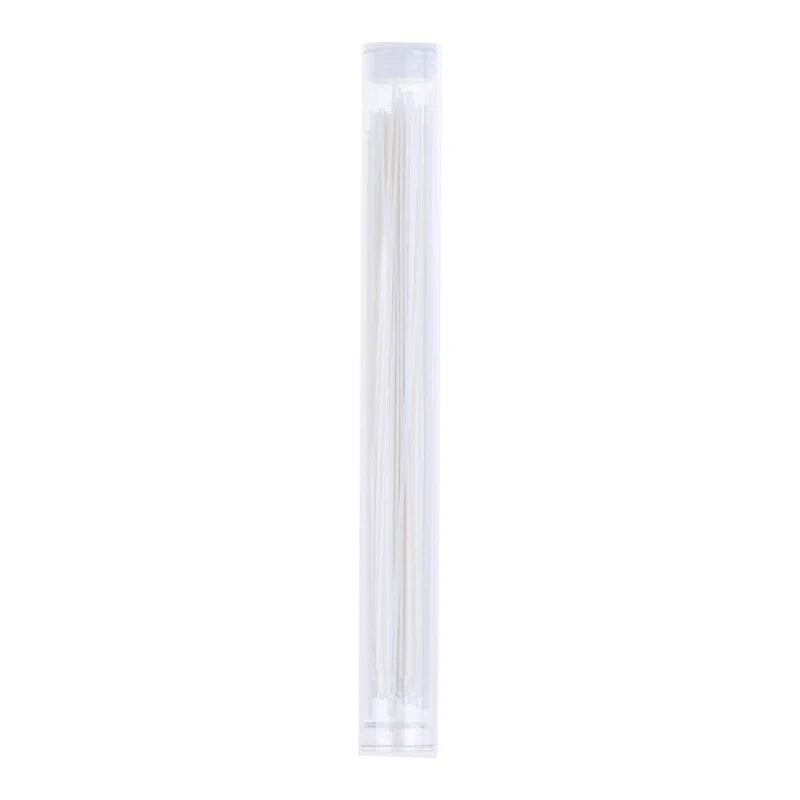 60-Pack Ear Hole Cleaning Threads for Pierced Ears | Cotton Ear Piercing Cleaner QXL White