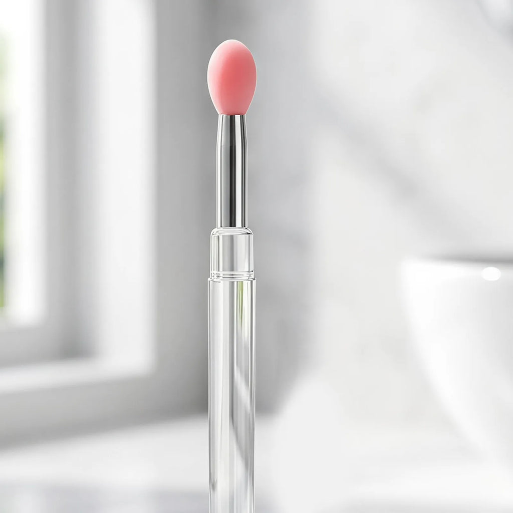 10-Pack Silicone Lip Gloss Applicator Brushes with Caps Lip Applicator Brush QXL