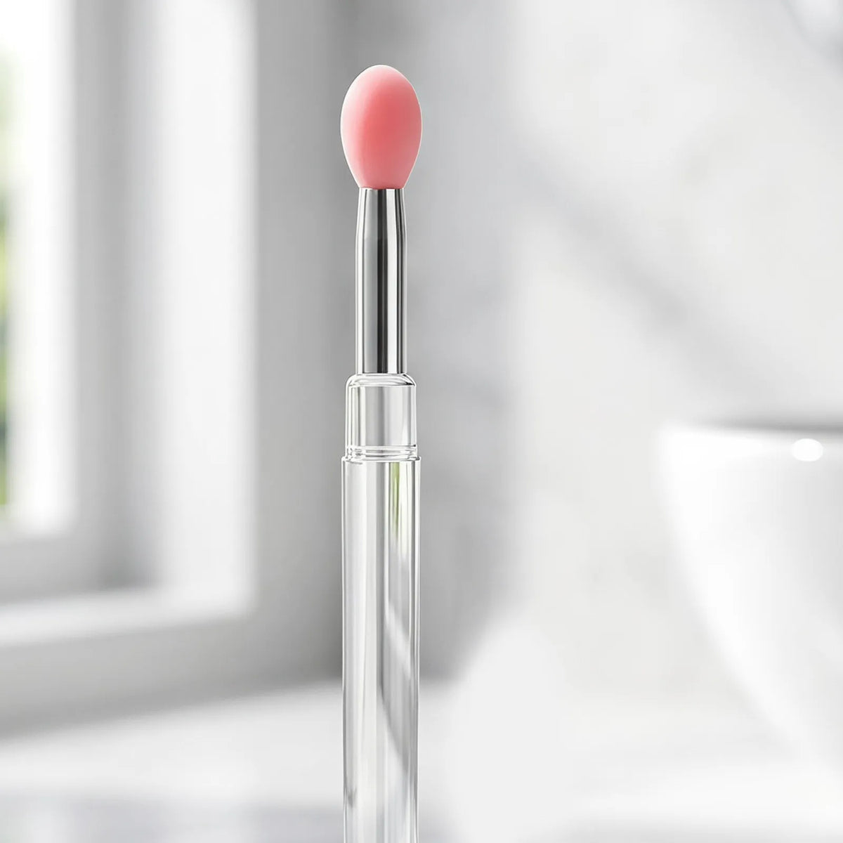 10-Pack Silicone Lip Gloss Applicator Brushes with Caps Lip Applicator Brush QXL