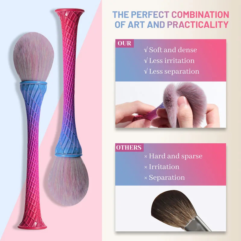 Loose Powder Blush Brush | Nylon Sculpted Waist Makeup Brush Makeup Brush QXL