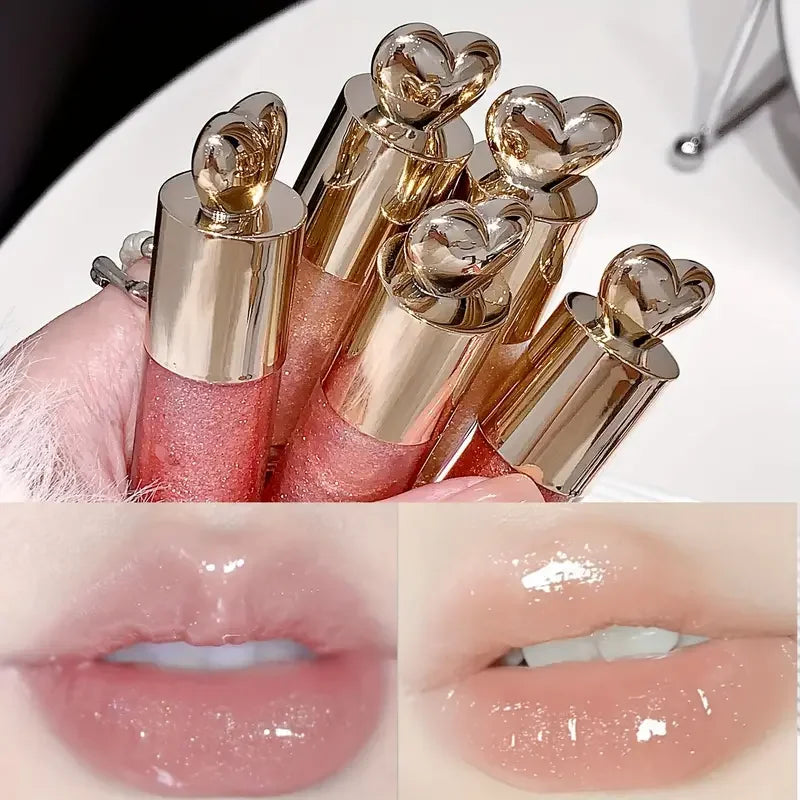 VERONNI Glitter Lip Gloss | Moisturizing Shimmer Lip Balm Glitter Lip Gloss QXL