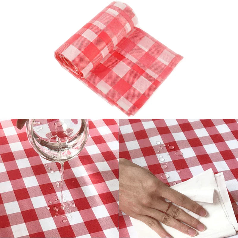 Red Checkered Tablecloth 160x160cm | Party & Wedding Décor Party Tablecloth QXL